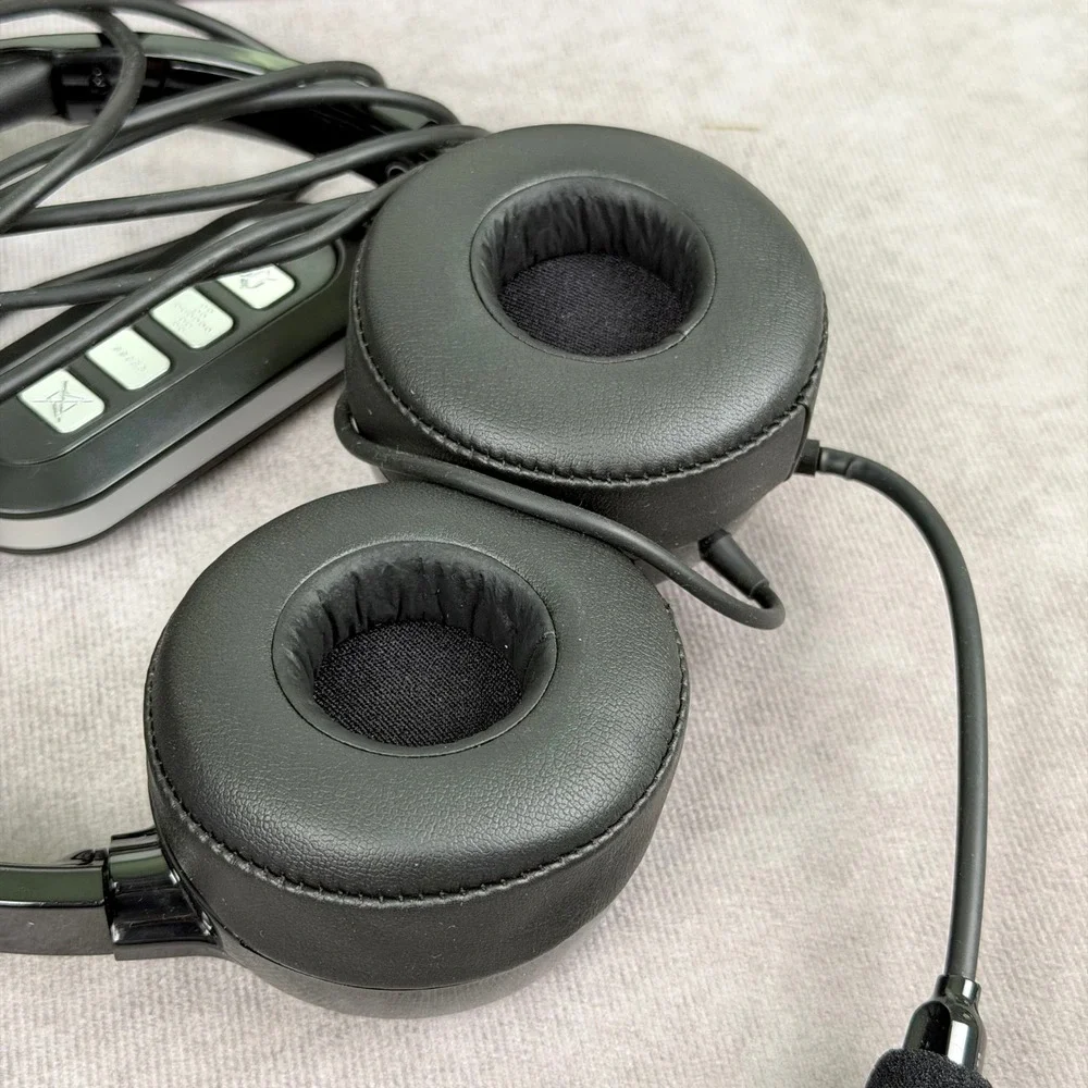 Mpow Wired Computer Headset PA071AB USB/ 3.5mm Connectivity Noise Reduction Blk